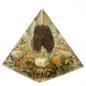 Preview: Orgonit Pyramide mit Rhodonit Bergkristall Gelbquarz Edelsteine Orgon Energie