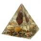 Preview: Orgonit Pyramide mit Rhodonit Bergkristall Gelbquarz Edelsteine Orgon Energie
