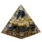 Preview: Orgonit Pyramide mit Sodalith Gelbquarz Bergkristall Edelsteine Orgon Energie