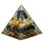 Preview: Orgonit Pyramide mit Sodalith Gelbquarz Bergkristall Edelsteine Orgon Energie