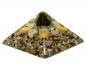 Preview: Orgonit Pyramide mit Falkenauge Gelbquarz Bergkristall Orgon Energie