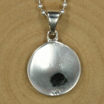 Preview: Sterling Silber Anhänger Horus Auge Udjat Ø 14 mm